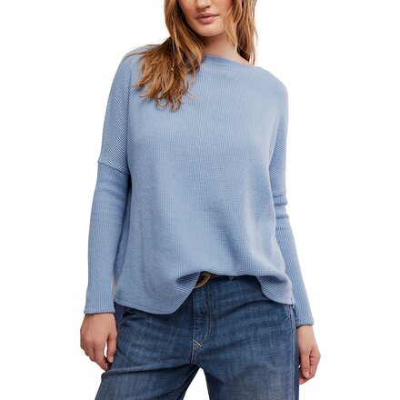 Latte Blues Solid Thermal Top - Women's