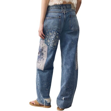 Free People - Reverie Patchwork Jean - Women's