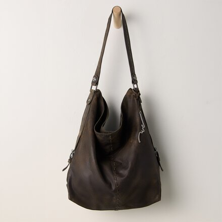 Free People - WTF Dallas Distressed Leather Tote