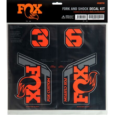 FOX Racing Shox - Fork & Shock Decal Kit