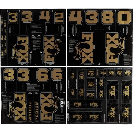 Fork and Shock Decal Kit