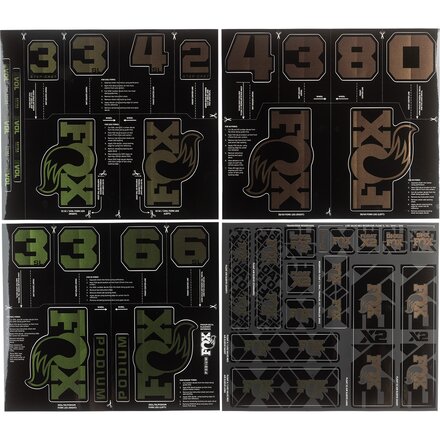 Fork and Shock Decal Kit