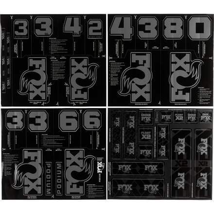 Fork and Shock Decal Kit