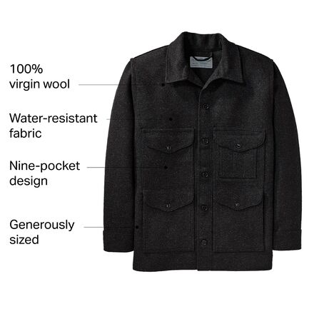 Filson - Mackinaw Cruiser Alaska Fit Jacket - Men's