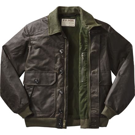 Filson - Ranger Oil Cloth Bomber Jacket - Men's