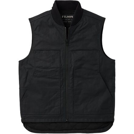 Filson - Tin Cloth Insulated Work Vest - Men's - Black