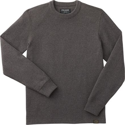 Filson - Waffle Knit Thermal Crew - Men's - Charcoal