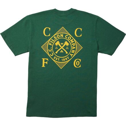 Filson - Short-Sleeve Pioneer Graphic T-Shirt - Men's - Green/Axe