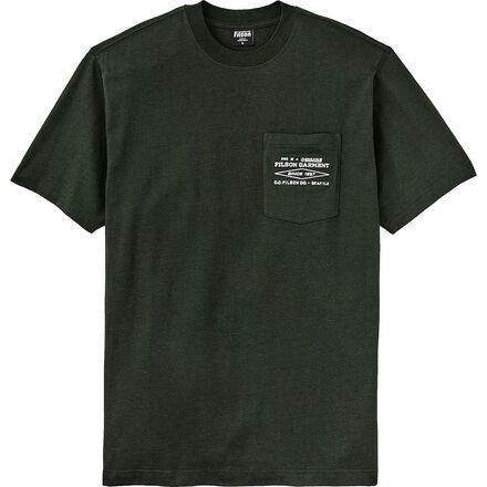 Filson - Embroidered Pocket Short-Sleeve T-Shirt - Men's - Dark Timber