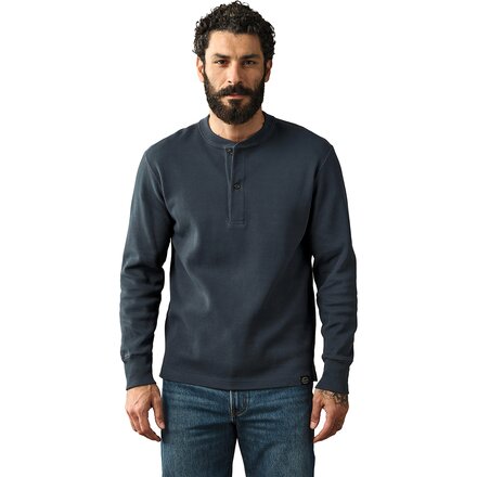 Waffle Knit Henley - Men's