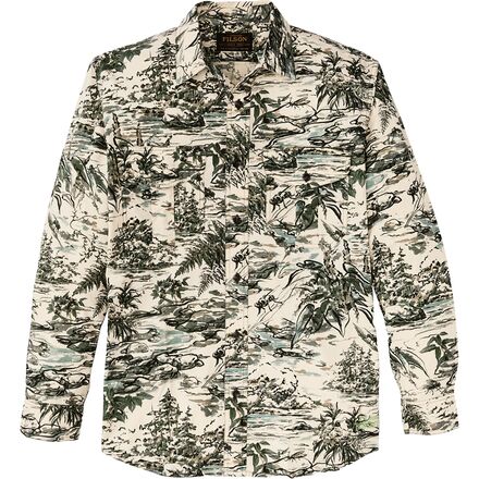 X Housefly Washed Feather Cloth Shirt - Men's