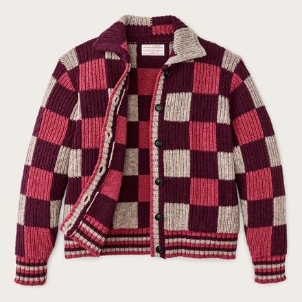 Filson - Checkered Wool Cardigan - Women's