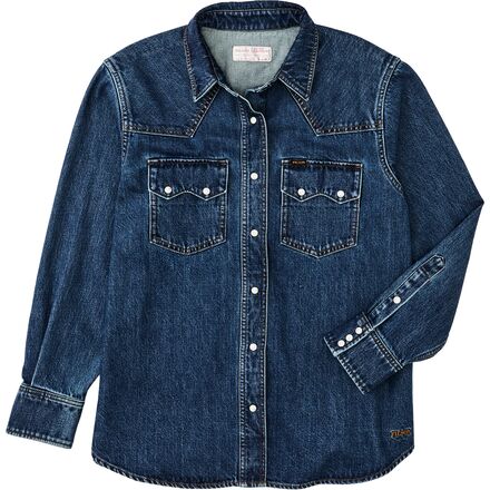 Denim Western Shirt - Women's