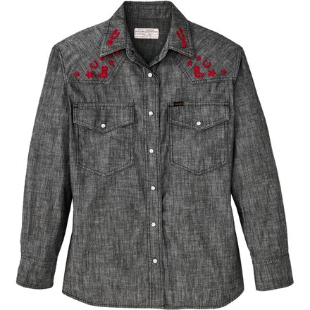 Embroidered Western Shirt - Women's