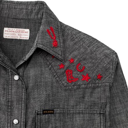 Filson - Embroidered Western Shirt - Women's