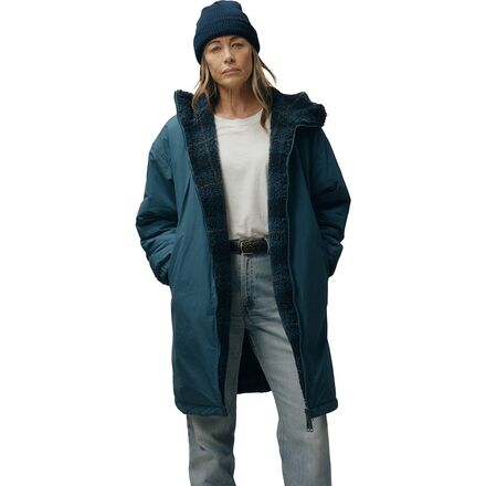 Reversible Woolly Fleece Coat - Women's