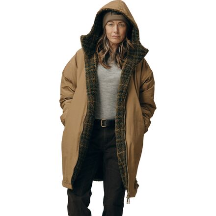 Reversible Woolly Fleece Coat - Women's
