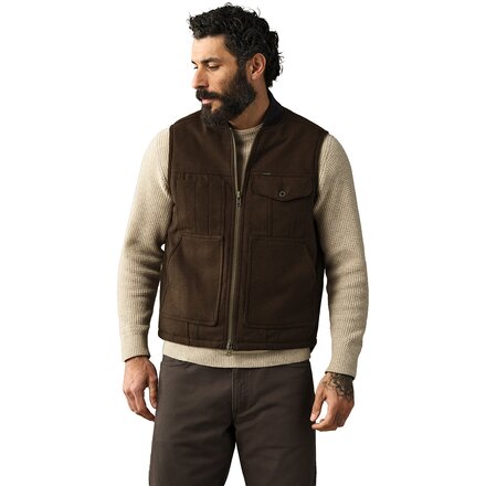 Insulated Wool Work Vest - Men's