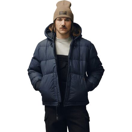 Waxed Down Jacket - Men's