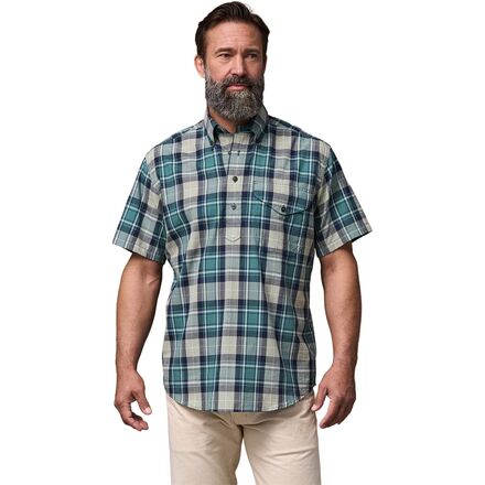 Madras Short-Sleeve Popover Shirt - Men's