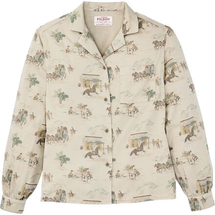 Long-Sleeve Twill Camp Shirt - Women's