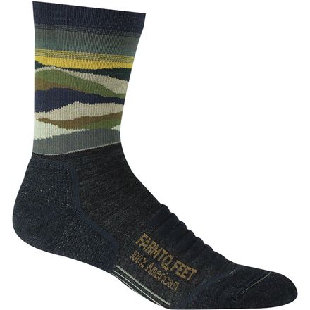 Farm To Feet - Max Patch Mountain 3/4 Technical Crew Sock - Men's - Charcoal