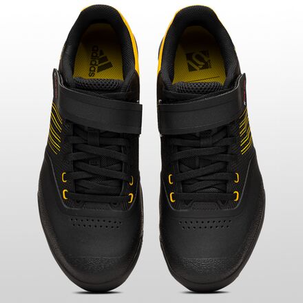Five Ten - Hellcat Pro Cycling Shoe - Men's - Core Black/Hazy Yellow/Red