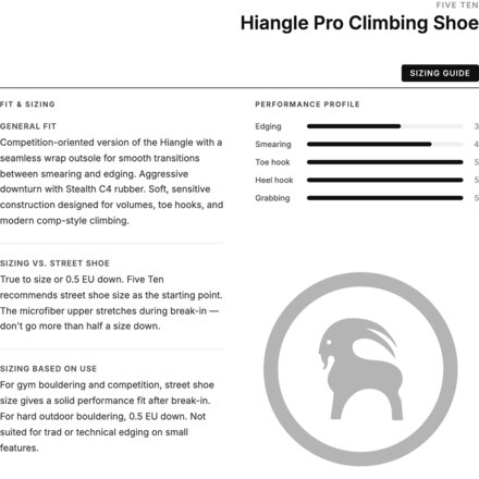 Five Ten - Hiangle Pro Climbing Shoe