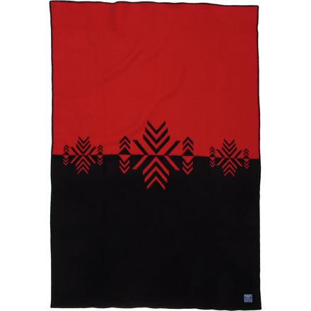 Faribault Woolen Mill - Vermillion Mirror Blanket