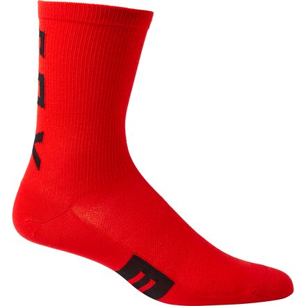 Fox Racing - Flexair 6in Merino Sock - Fluorescent Red