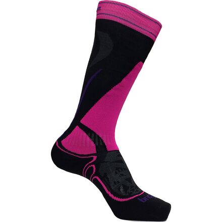 Bridgedale - Ski Midweight Merino Endurance Sock - Women's - Black/Fluo