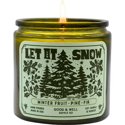 Good and Well Supply Co. - Let It Snow Candle