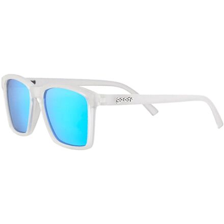 Goodr - Middle Seat Advantage LFG Polarized Sunglasses - Clear/Light Blue