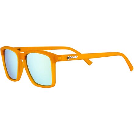 Goodr - Never the Big Spoon LFG Polarized Sunglasses - Orange/Light Blue