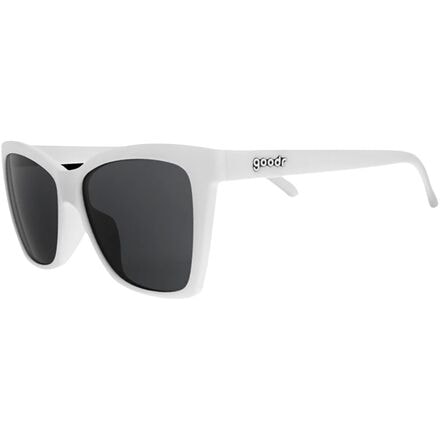 Goodr - The Mod One Out Polarized Sunglasses - White/Black Non Reflective