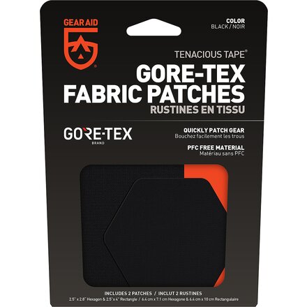 Gear Aid - GORE-TEX Patches: 2.5 Hex and 4in Rectangle