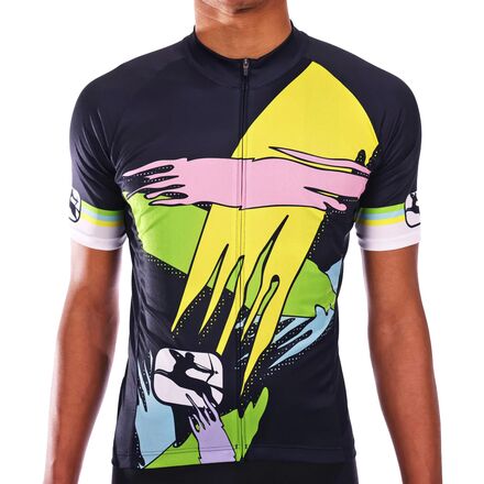 Giordana - Moda Vero Pro Short-Sleeve Jersey - Men's - Midnight Blue/Pink/Green