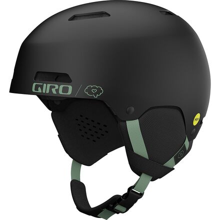 Giro - Ledge Mips Helmet - Matte Black/Save a Brain Green