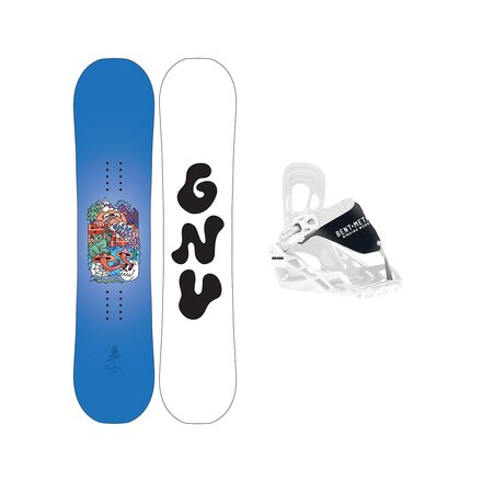 Gnu - Recess Grom Snbowboard Package - 2027 - Kids'