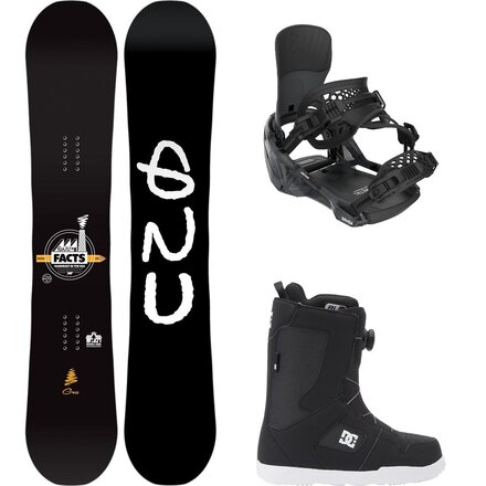Facts Snowboard + Lightning Binding + STW Double Boa Boot