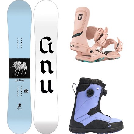 Fiction Snowboard + Ultra Binding + Kinsley BOA Boot
