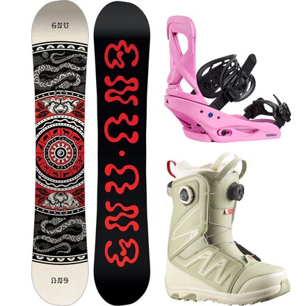 Ladies Choice Snowboard + Scribe Re:Flex Binding + Ivy Boot