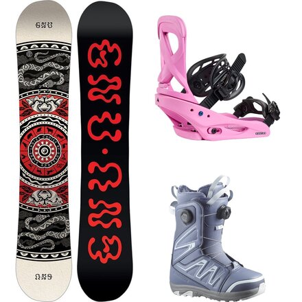Ladies Choice Snowboard + Scribe Re:Flex Binding + Ivy Boot
