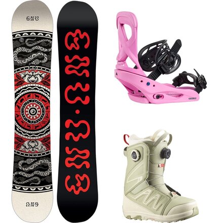 Ladies Choice Snowboard + Scribe Re:Flex Binding + Ivy Boot