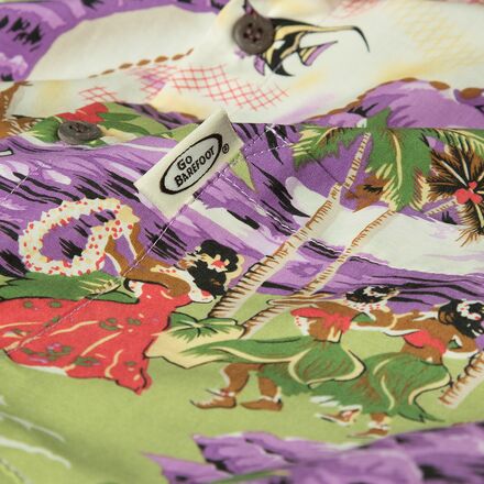 Go Barefoot - Land Of Aloha Cotton + Rayon Shirt - Men's