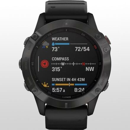 Garmin - Fenix 6 Pro Sapphire Sport Watch