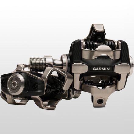 Garmin - Rally XC Single-Sided Power Meter Pedals - Black