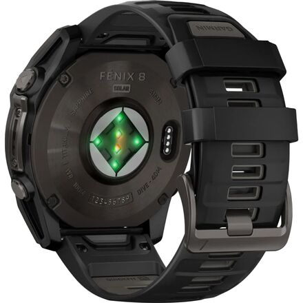 Garmin - fenix 8 Solar Sapphire Sport Watch