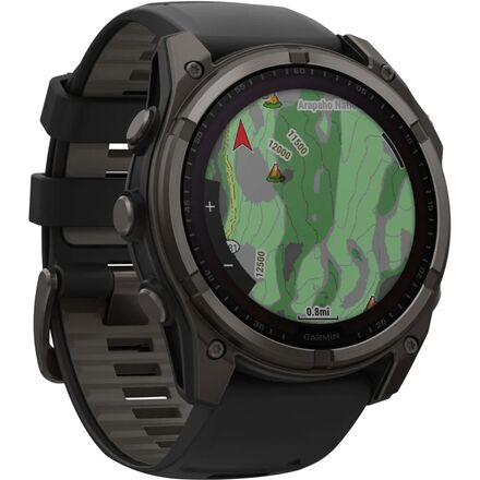 Garmin - fenix 8 Solar Sapphire Sport Watch