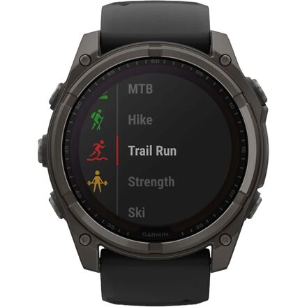 Garmin - fenix 8 Solar Sapphire Sport Watch
